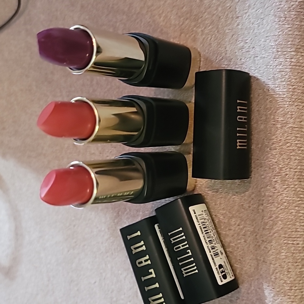 VARIETY SET OF 3 MILANI LIPSTICKS